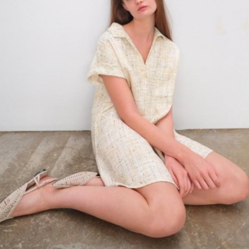 Zara tweed, oversized dress